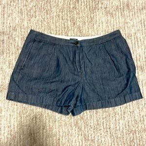 J.crew soft denim shorts